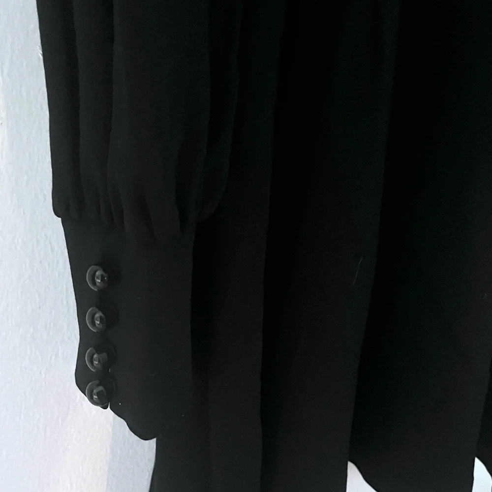 Kate Spade New York Mockneck Ponte Dress Broome Street Black Large Fit and Flare